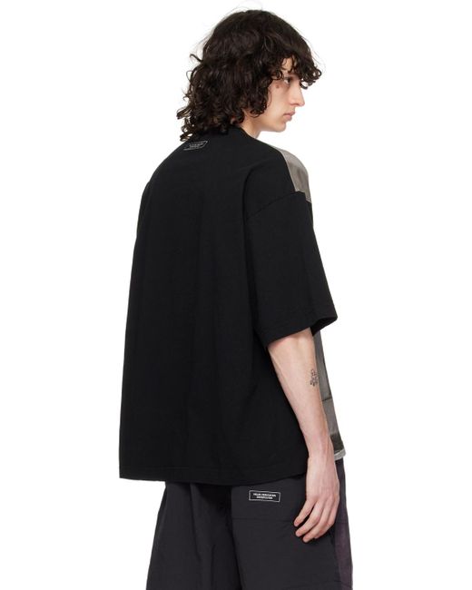 メンズ Undercover &グレー Uc1d4807-1 Tシャツ Black