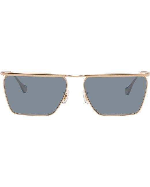 Jil Sander Gray Oliver Peoples 'Edition 2' Wireframe Sunglasses