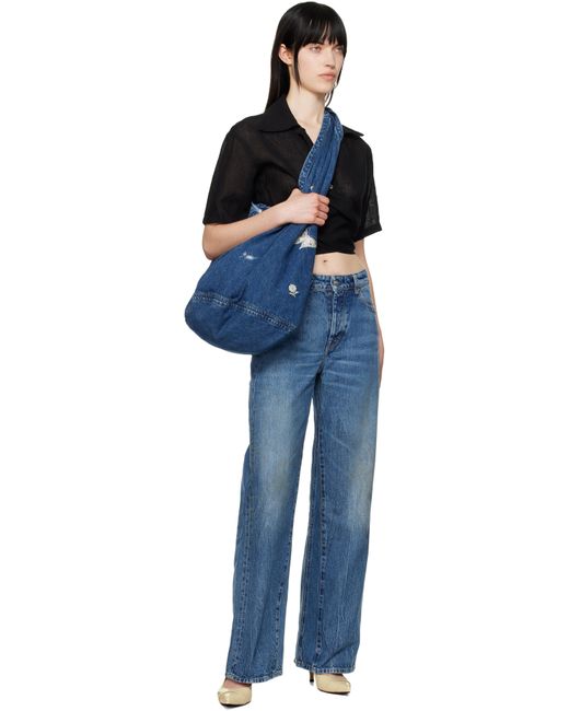 か*様 25ss OUR LEGACY ブルー Drip トートバッグ か*様 25ss OUR LEGACY