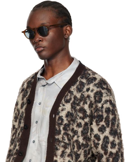 メンズ Oliver Peoples ブラウン Op-13 サングラス Black