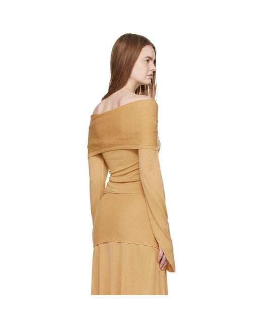 AYA MUSE Orange Tan Rylin Top