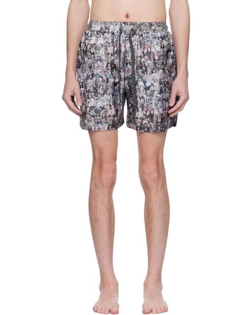 Bless Black Nº77 Swim Shorts for men