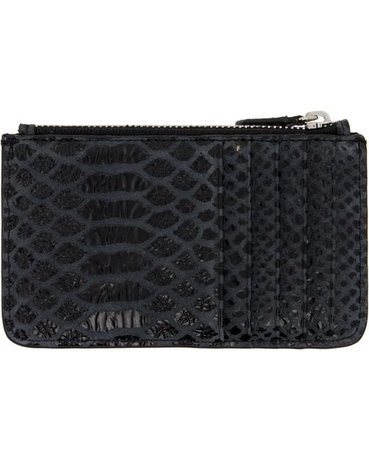Vivienne Westwood Black Half Moon Card Holder for men