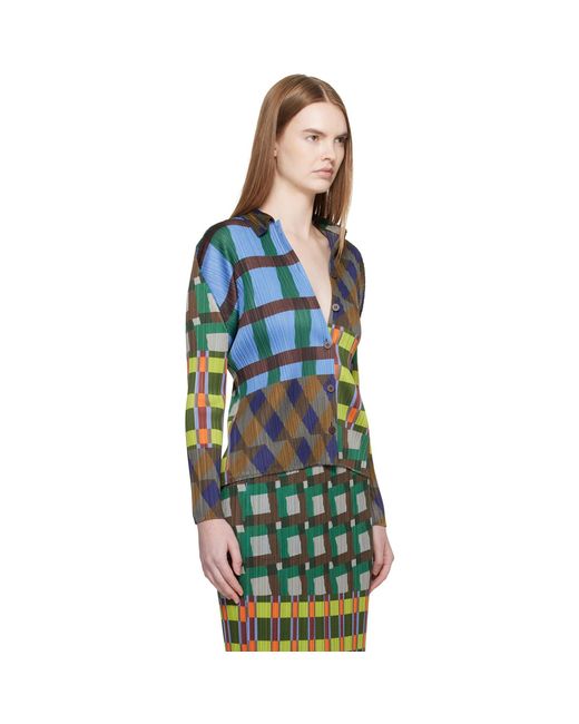 Pleats Please Issey Miyake Blue Harmony Blouse