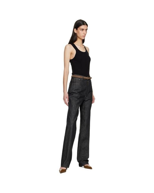Tom Ford Black Suede Calf Belt