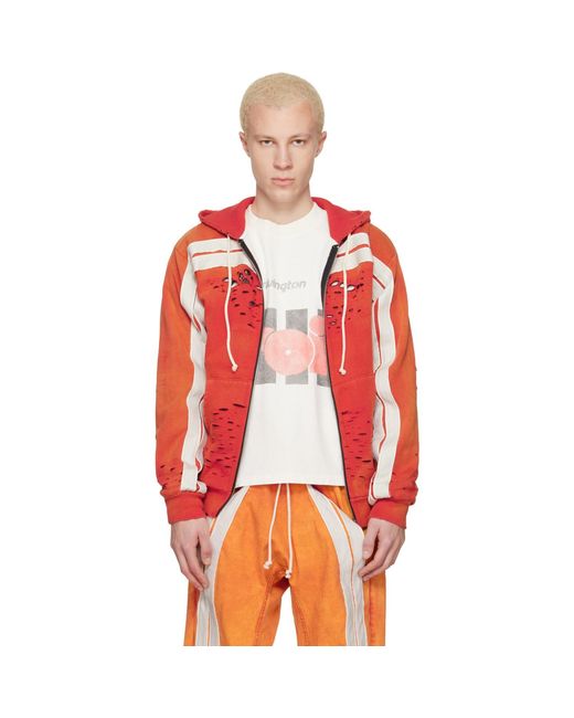 RIVINGTON roi Rebis Red Apocrypha Pious Zip Hoodie for men