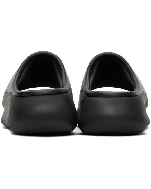 Lacoste Black Serve Slides for men