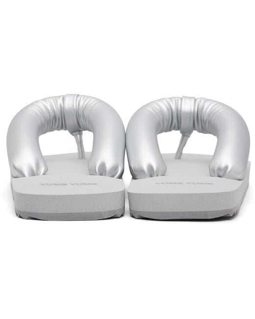 Yume Yume White Ssense Exclusive Suki Flip-Flops