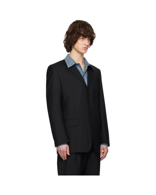 sunflower Black Show Blazer for men