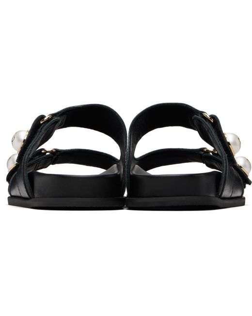 Sandales Fayence Noires Jimmy Choo en coloris Black