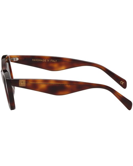 Totême  Black Toteme Tortoiseshell 'the Classics' Sunglasses