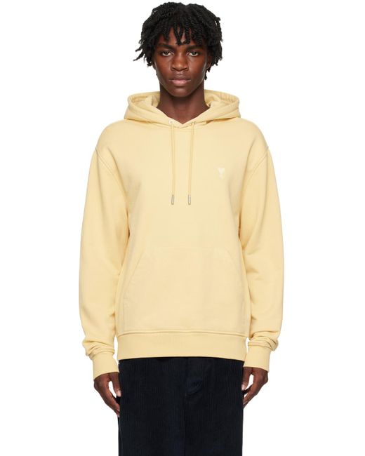 Ami Paris Yellow Ami De Cœur Hoodie in Black for Men | Lyst Australia