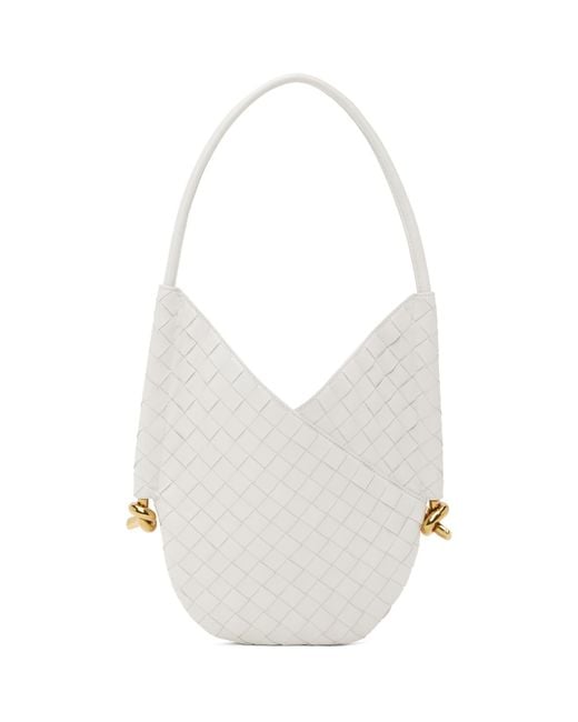 Bottega Veneta White Small Solstice Shoulder Bag