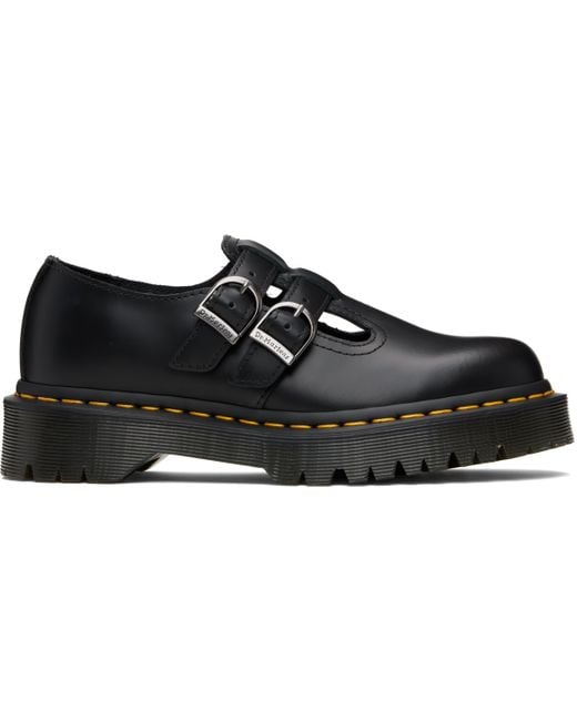 Dr. Martens Black 8065 Ii Bex Platform Mary Jane Loafers