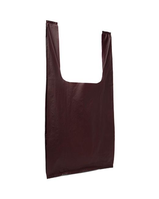 Our Legacy Purple Burgundy Grocery Tote
