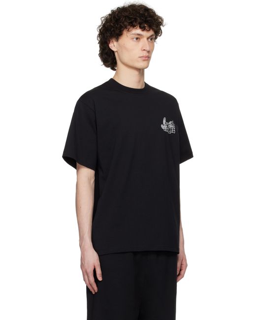 メンズ AWAKE NY ブラック Hammer グラフィックTシャツ Black