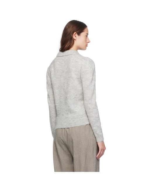 Amomento Gray Mohair Sweater