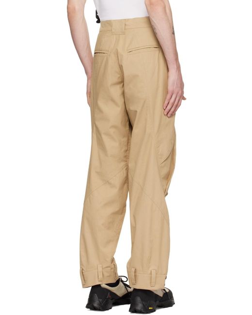 Hyein Seo Natural Flap Pocket Cargo Pants for men