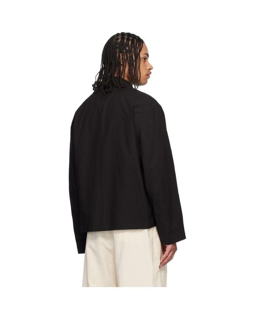 Studio Nicholson Black Ferro Blazer for men
