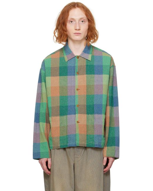 YMC Blue Color Pj Shirt for men