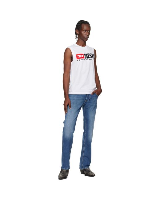 DIESEL Blue 1985 Larkee 09L51 Regular Jeans for men