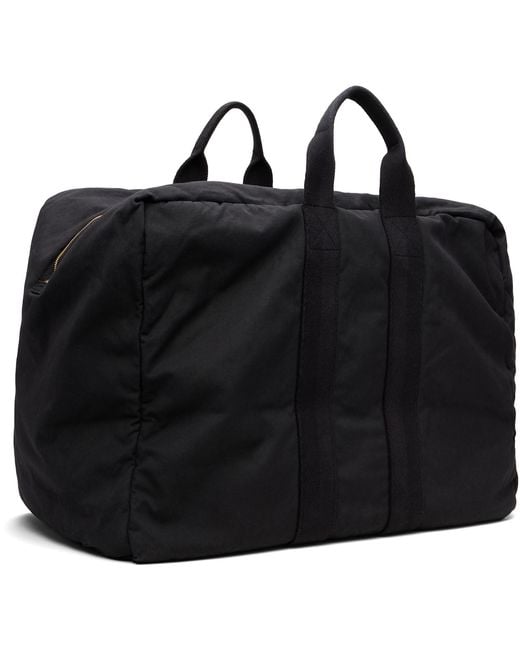 Visvim Black Plura Duffle Bag for men