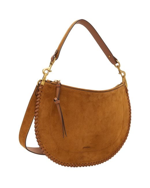 Isabel Marant Brown Tan Oskan Soft Zipped Bag