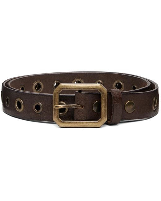 DSquared² Black Eyelet Belt for men