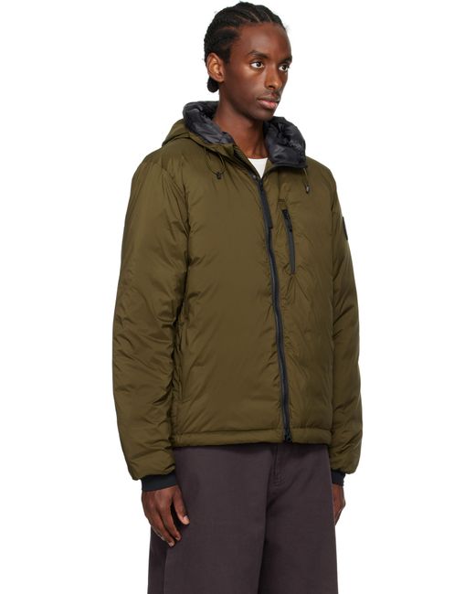 Canada Goose Green Khaki Label' Lodge Down Jacket for men