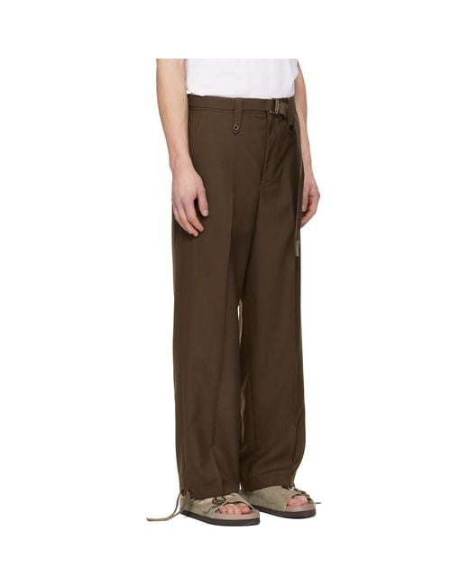 Sacai Multicolor Suiting Trousers for men