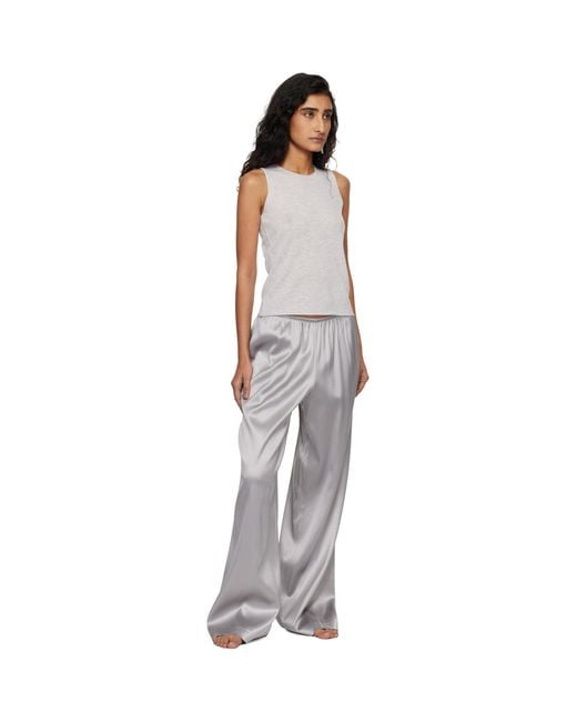 Skims Black Featherweight Cashmere Sleeveless Top