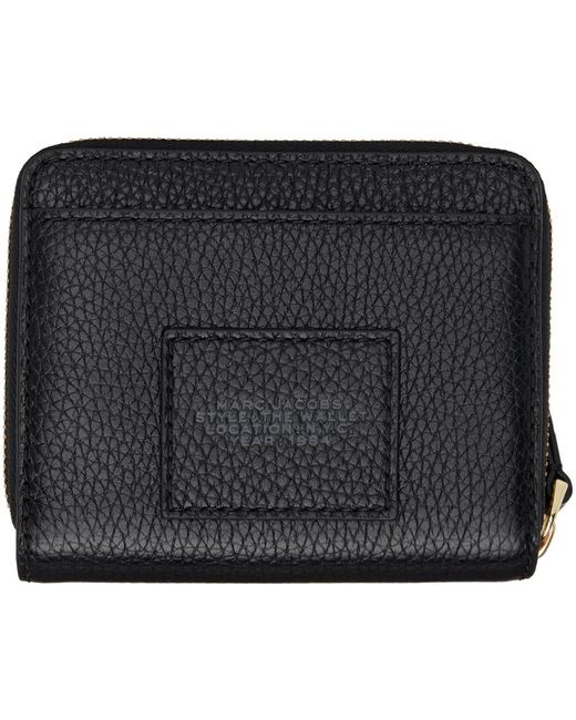 Marc Jacobs Black 'the Leather Mini Compact' Wallet