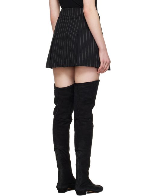 Sacai ブラック Wool Silk Suiting スコート Black
