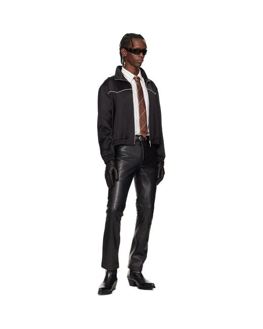 Ernest W. Baker Black Classic Tie for men