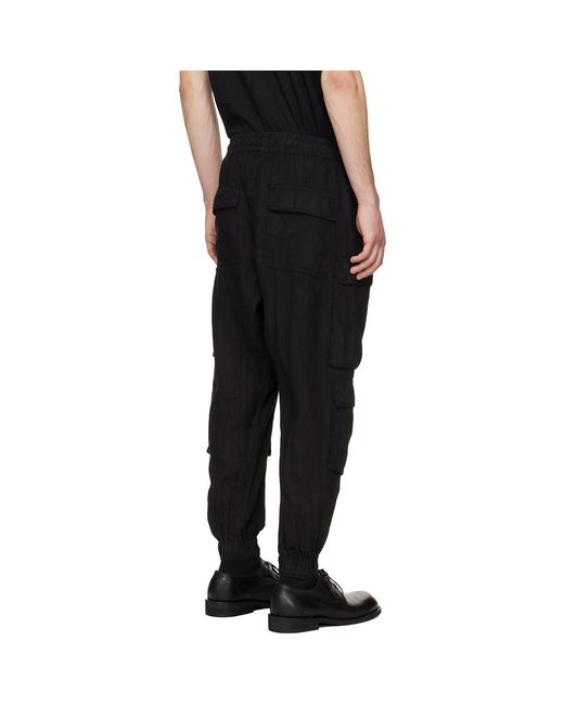 Thom Krom Black M P 46 Cargo Pants for men