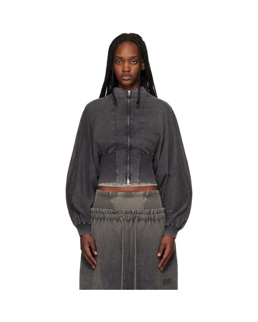 KNWLS Black Haze Zip-Up Sweatshirt