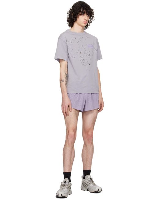 メンズ Satisfy パープル Mothtech Tシャツ Purple