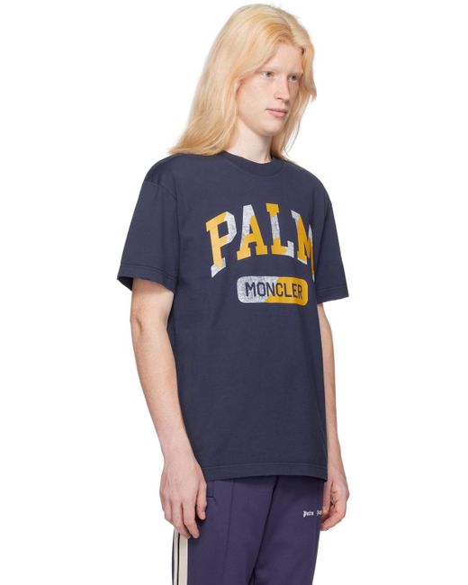 Moncler Genius Blue Moncler X Palm Angels T-shirt for men