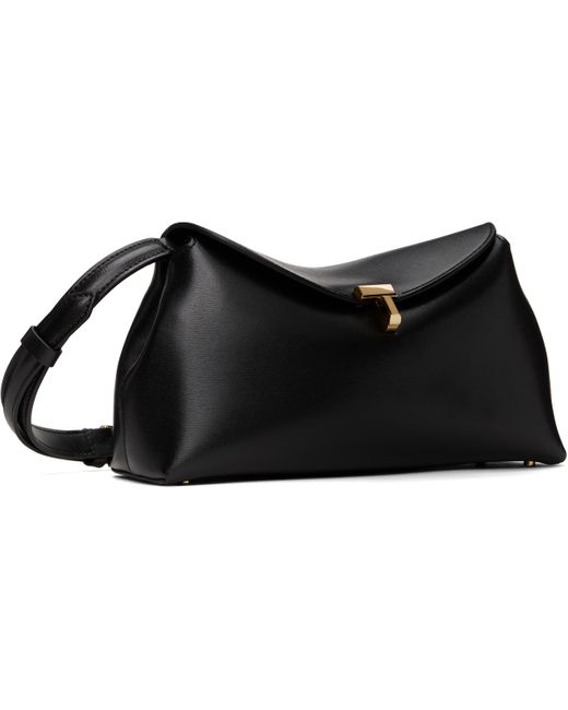 Totême  ブラック T-Lock レザー クラッチ Black