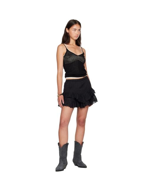 Isabel Marant Black Jocadia Skort