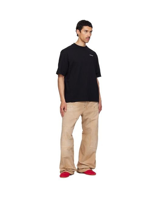 Off-White c/o Virgil Abloh Black Half Arrow Skate T-Shirt for men