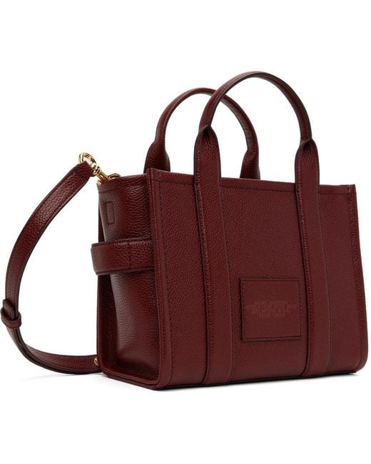 Marc Jacobs Red Burgundy 'the Leather Small' Tote
