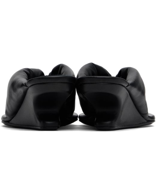 Rick Owens ブラック Hollywood Thong Cantilever 45 ヒールサンダル Black