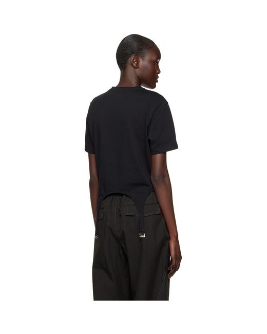 Dion Lee Black Garter T-Shirt