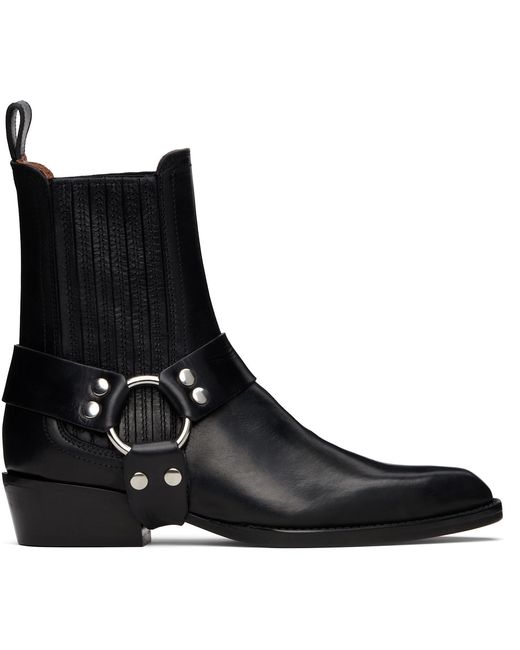 Paris Texas Black Helena Ankle Boots