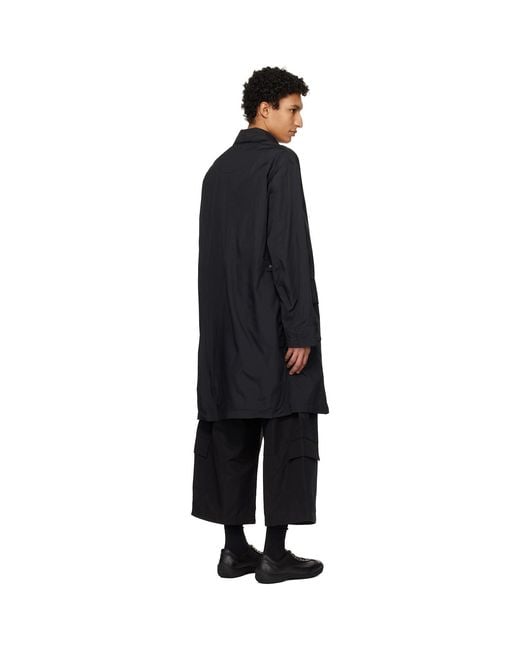 Y-3 Black Nylon Parka for men