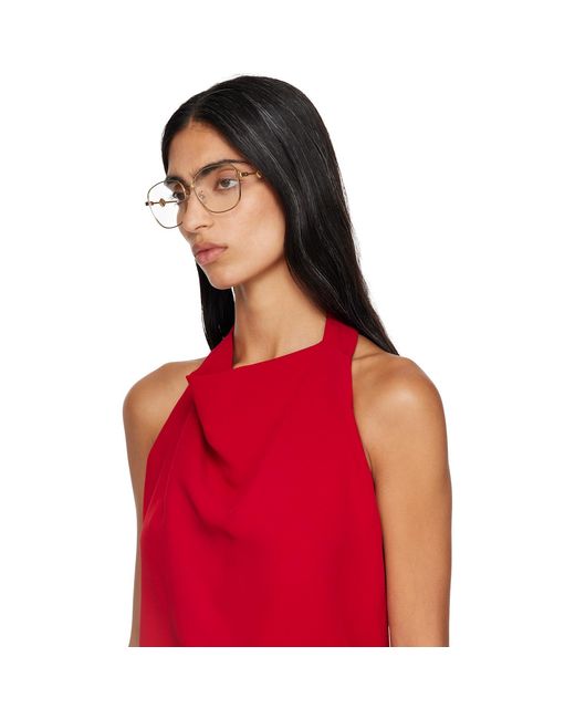 Fendi Brown Ff Diamonds Glasses