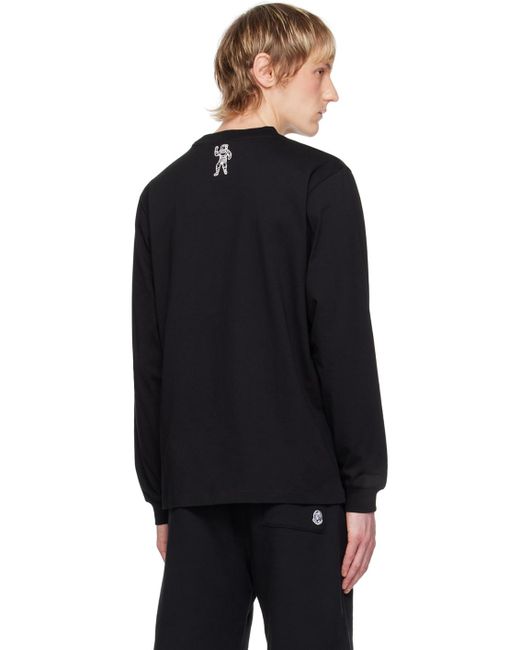 BBCICECREAM Black Small Arch Long Sleeve T-Shirt for men