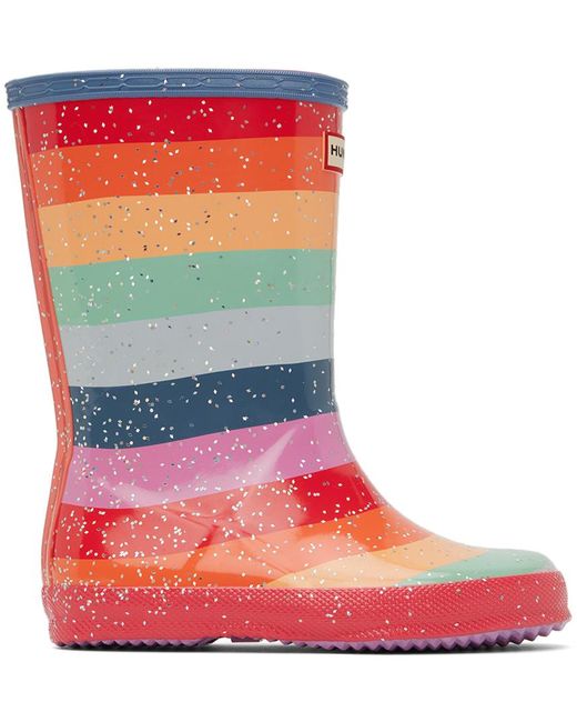 HUNTER Rubber Multicolor First Classic Glitter Rain Boots Lyst