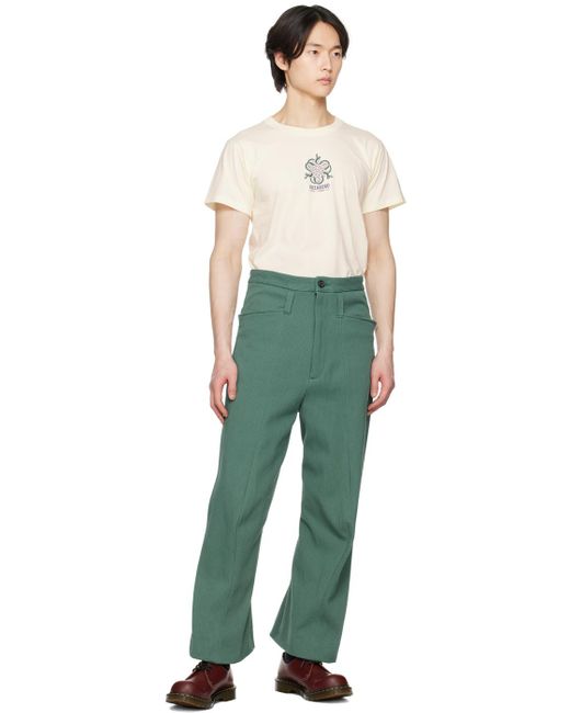 KOZABURO Green Off- New Age T-shirt for men